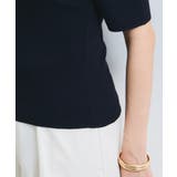 【アンチピリング/UVケア/洗える】オフショルハーフスリーブニット | VIS  | 詳細画像32 