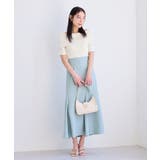 【アンチピリング/UVケア/洗える】オフショルハーフスリーブニット | VIS  | 詳細画像45 