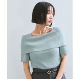 【アンチピリング/UVケア/洗える】オフショルハーフスリーブニット | VIS  | 詳細画像47 