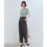 【アンチピリング/UVケア/洗える】オフショルハーフスリーブニット | VIS  | 詳細画像8 