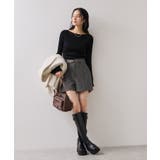 袖口レース編みニットプルオーバー | VIS | 詳細画像11