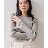 袖口レース編みニットプルオーバー | VIS | 詳細画像18