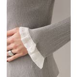 袖口レース編みニットプルオーバー | VIS | 詳細画像29