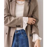 袖口レース編みニットプルオーバー | VIS | 詳細画像4