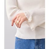 袖口レース編みニットプルオーバー | VIS | 詳細画像8