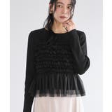 チュールフリルドッキングニット/イージーケア | VIS  | 詳細画像15 