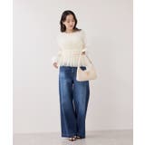 チュールフリルドッキングニット/イージーケア | VIS  | 詳細画像18 