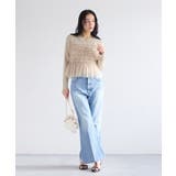 チュールフリルドッキングニット/イージーケア | VIS  | 詳細画像2 