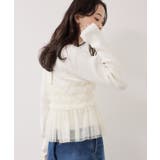 チュールフリルドッキングニット/イージーケア | VIS  | 詳細画像21 