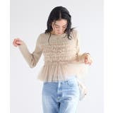 チュールフリルドッキングニット/イージーケア | VIS  | 詳細画像5 