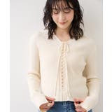 レースアップリブニット | VIS  | 詳細画像3 