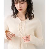 レースアップリブニット | VIS  | 詳細画像6 