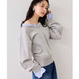 フリルドッキングニットプルオーバー | VIS  | 詳細画像7 