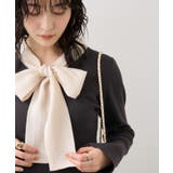 バイカラーリボンドッキングニット | VIS  | 詳細画像1 