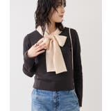 バイカラーリボンドッキングニット | VIS  | 詳細画像10 