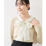 バイカラーリボンドッキングニット | VIS  | 詳細画像18 