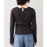 バイカラーリボンドッキングニット | VIS  | 詳細画像22 