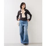 バイカラーリボンドッキングニット | VIS  | 詳細画像9 