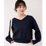 Vネックレースプルオーバー | VIS  | 詳細画像12 