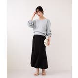 Vネックレースプルオーバー | VIS  | 詳細画像16 