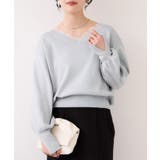 Vネックレースプルオーバー | VIS  | 詳細画像17 