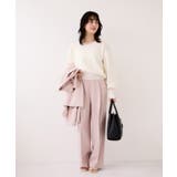 Vネックレースプルオーバー | VIS  | 詳細画像2 