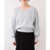 Vネックレースプルオーバー | VIS  | 詳細画像21 