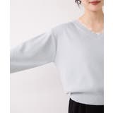 Vネックレースプルオーバー | VIS  | 詳細画像25 