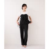 美easyリネンライクリボンビスチェトップス イージーケア 接触冷感 | VIS  | 詳細画像2 