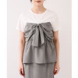 美easyリネンライクリボンビスチェトップス イージーケア 接触冷感 | VIS  | 詳細画像25 