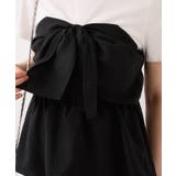 美easyリネンライクリボンビスチェトップス イージーケア 接触冷感 | VIS  | 詳細画像5 