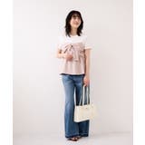 美easyリネンライクリボンビスチェトップス イージーケア 接触冷感 | VIS  | 詳細画像9 