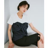ネイビー(40) | 美easyリネンライクリボンビスチェトップス イージーケア 接触冷感 | VIS 