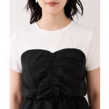 【WEB限定】美easyリネンライクシャーリングビスチェドッキングトップス イー… | VIS  | 詳細画像27 