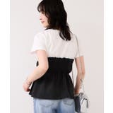 【WEB限定】美easyリネンライクシャーリングビスチェドッキングトップス イー… | VIS  | 詳細画像5 