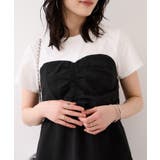 ブラック(01) | 【WEB限定】美easyリネンライクシャーリングビスチェドッキングトップス イー… | VIS 