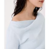 ドレープオフショルダーリブニット/イージーケア | VIS | 詳細画像12