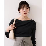 ドレープオフショルダーリブニット/イージーケア | VIS | 詳細画像16