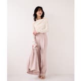 ドレープオフショルダーリブニット/イージーケア | VIS | 詳細画像2