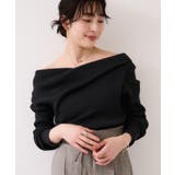 ドレープオフショルダーリブニット/イージーケア | VIS | 詳細画像21