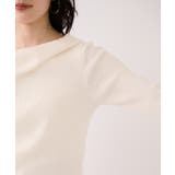 ドレープオフショルダーリブニット/イージーケア | VIS | 詳細画像31