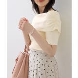 サイドギャザーオフショル5分袖ニット | VIS | 詳細画像31