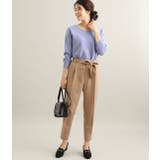 【MACHINE WASHABLE】ボートネックドルマンスリーブミラノリブプルオ… | VIS  | 詳細画像11 