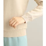 【MACHINE WASHABLE】ボートネックドルマンスリーブミラノリブプルオ… | VIS  | 詳細画像5 