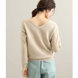 【MACHINE WASHABLE】ボートネックドルマンスリーブミラノリブプルオ… | VIS  | 詳細画像8 