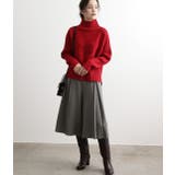 斜め切替リブタートルネックプルオーバー | VIS | 詳細画像10