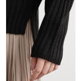 斜め切替リブタートルネックプルオーバー | VIS | 詳細画像5