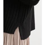 斜め切替リブタートルネックプルオーバー | VIS | 詳細画像6