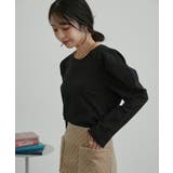 【洗える】タックボリュームスリーブカットソー | VIS  | 詳細画像19 