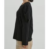 【洗える】タックボリュームスリーブカットソー | VIS  | 詳細画像24 